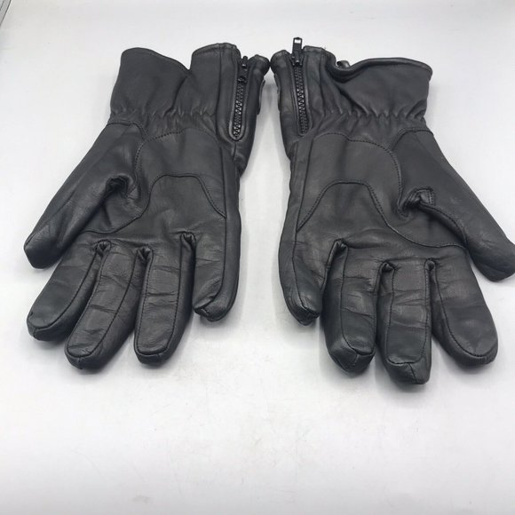 Thinsulate Leather River Road Gloves Cold Weather Motorcycle Ride HD - Picture 3 of 7